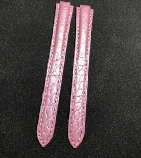 卡 地亚蓝气球粉红色鳄鱼皮表带 感兴趣的话...