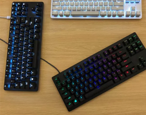 正品Razer猎魂光洙竞技87键盘机械,电...