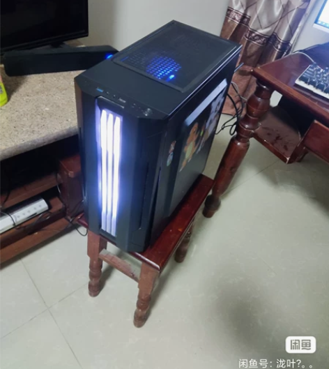 电脑机箱，带led灯一键启动，多种颜色，常...