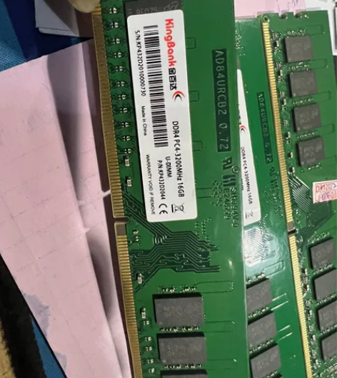 金百达16G 3200台式机内存,今年6月...