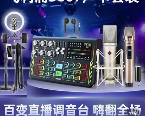 飞利浦DLM3007声卡+有线麦+无线麦+...