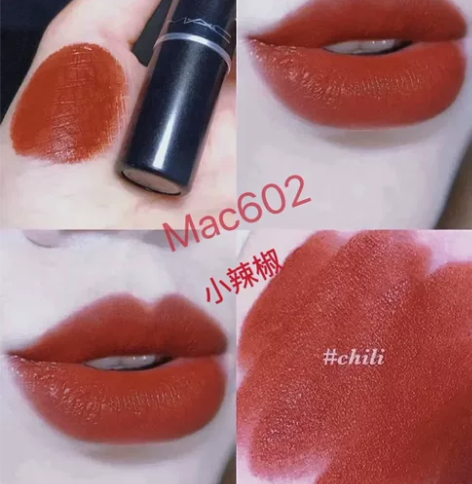 全新MAC 602#口红 未使用,纸盒有点...