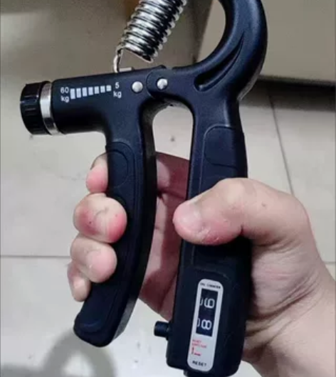 全新未拆封计数60kg可调节握力器计数握力...