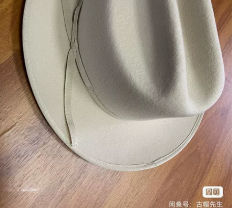 米色 复古礼帽，全新！机车，复古必备单品！...