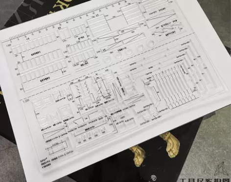 快题工具尺 筑岸快题 可带入考场，可节省2...