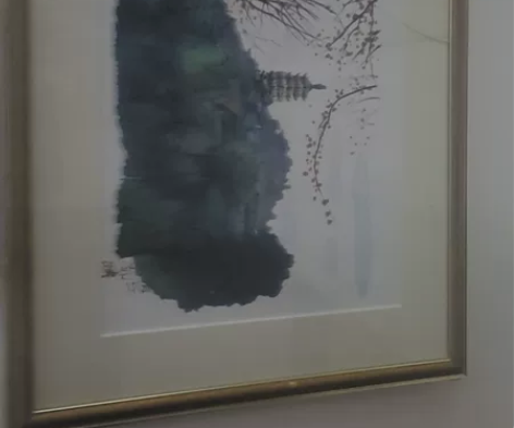 平山郁夫 工艺画 复制品 镇江金山寺 感兴...