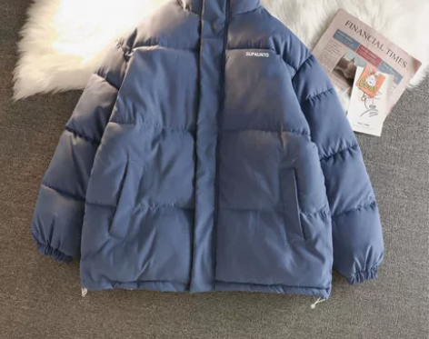 冬季2022新款羽绒服男士加绒加厚立领面包...
