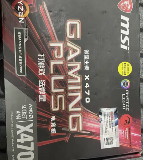 微星主板X470 gaming plus，...
