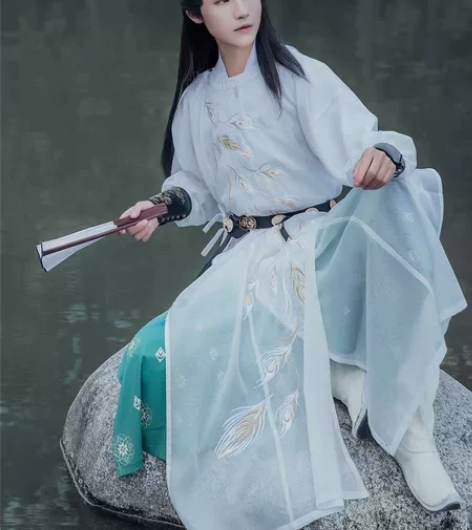 剑网3正版授权x如梦霓裳谪仙中国风汉服男装...
