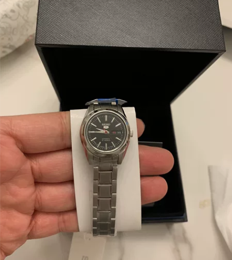 原装SEIKO精工5号自动机械情侣对表休闲...