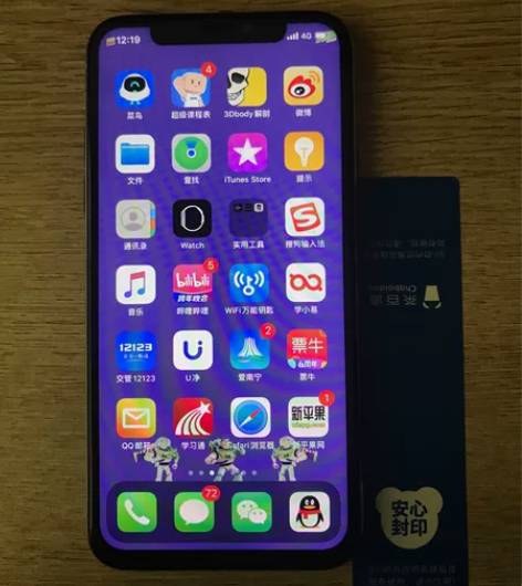 出一台x 除了面容用不了别的都嘎嘎好 电池...