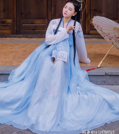 汉服合集 【汉衣晟道】星云齐胸XS【呦呦鹿...