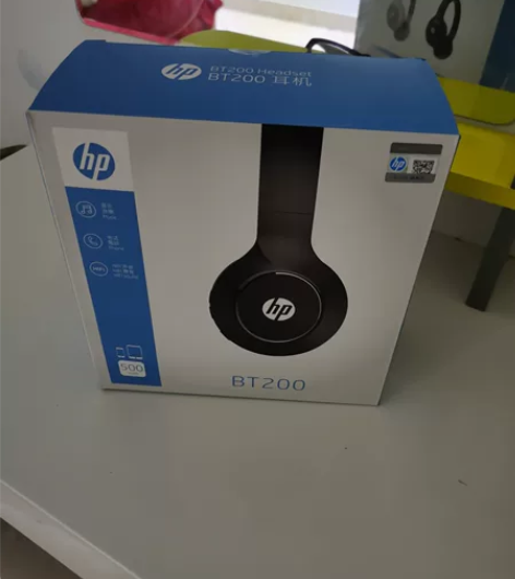 白色惠普BT200无线蓝牙耳机，全新！！！...