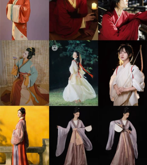 魏晋唐宋明多款汉服白菜价出租,全是正品含吊...