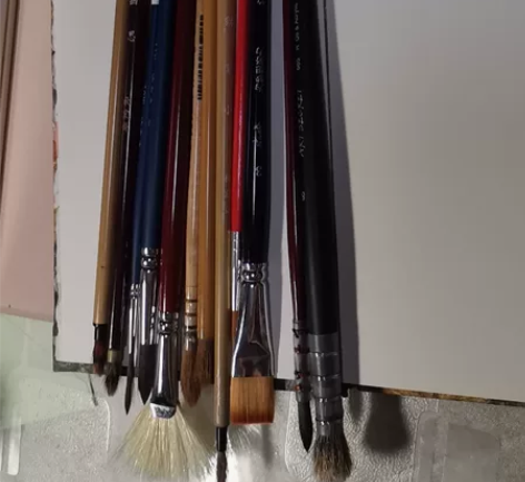【出】水彩 毛笔 画笔 动物毛 尼龙毛 秋...