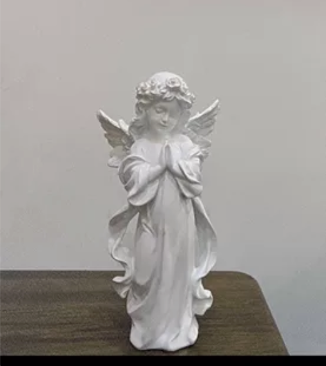 展馆搬迁，天使摆件北欧风雕塑装饰品复古白色...