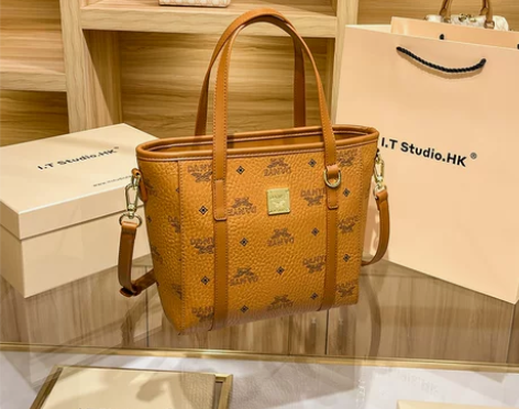 香港专柜真皮女包时尚菜篮子托特包女高级感单...