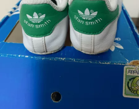 adidas绿尾红尾婴儿软底鞋 帮面材质:...