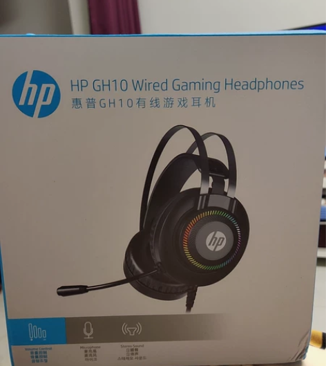 全新  惠普GH10有线游戏耳机，音质效果...