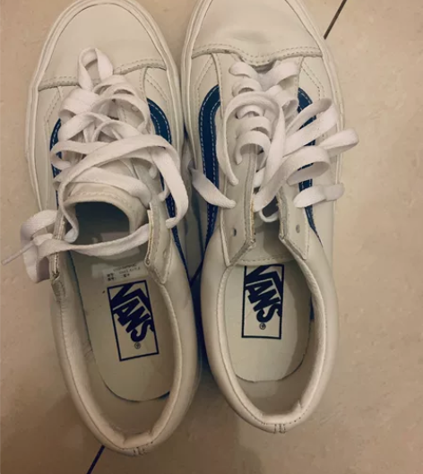 Vans专柜购买,全皮材质,7.0(2.5...