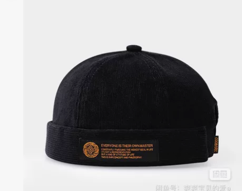 COOBARK潮牌雅痞帽子男女地主帽瓜皮帽...
