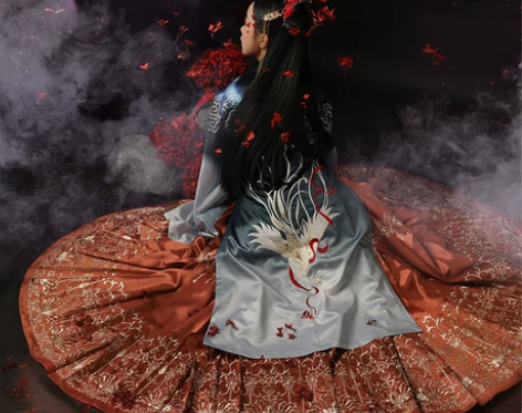 都城南庄汉服苍露马面裙秋冬新款正品绣花汉服...