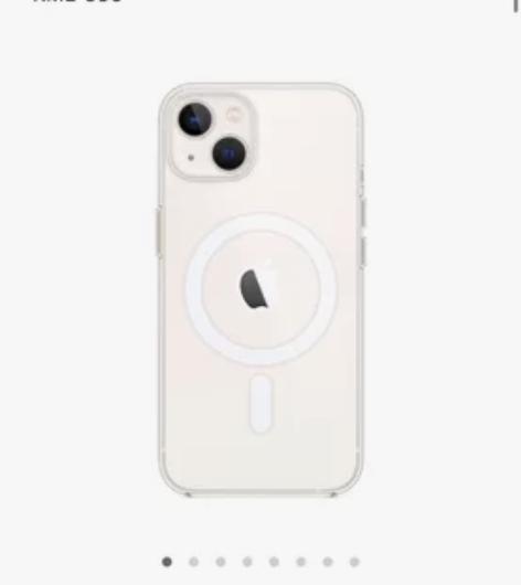iPhone 13原厂保护壳全新，透明，午...