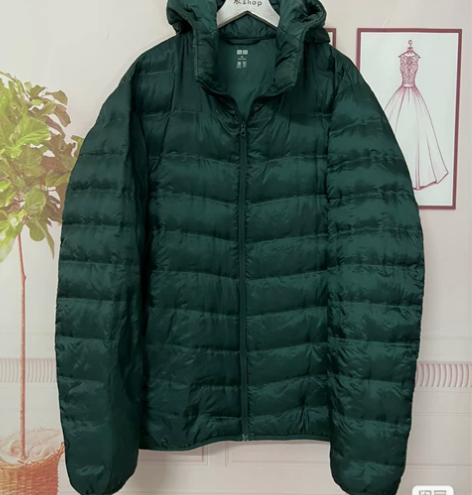 正品优衣库羽绒服男士轻装薄款羽绒服外套(X...