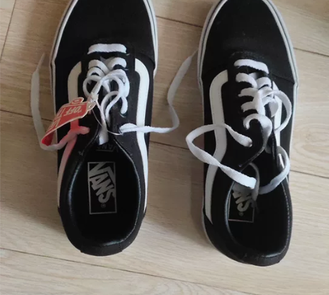 38码 vans 全新福包开出 无鞋盒 感...