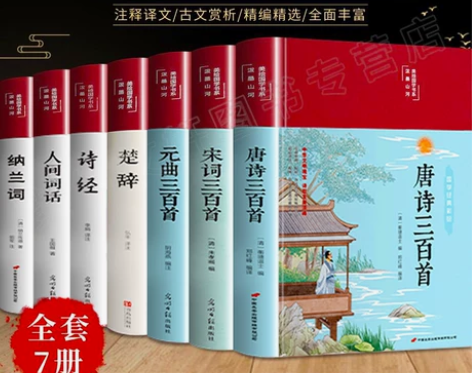 三百唐诗宋词三百古诗词大全鉴赏赏析人间词话...