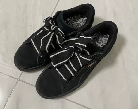 puma丝带鞋带 板鞋 37.5 穿得不多...