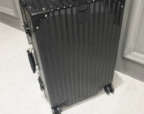 新款拉杆箱万向轮男女复古铝框旅行箱行李箱「...