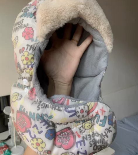全包裹式雷锋帽不管羊没羊的都不能吹风着凉 ...