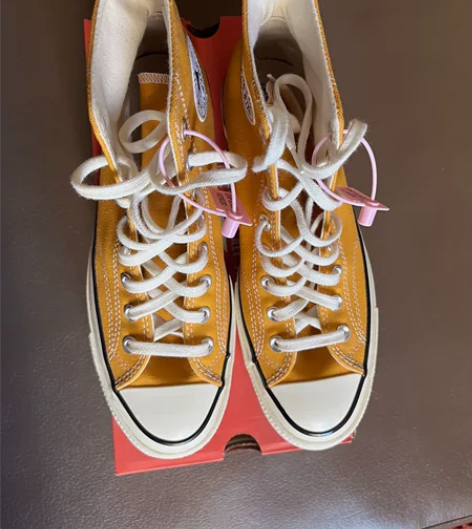 Converse匡威1970s落日黄 全新...