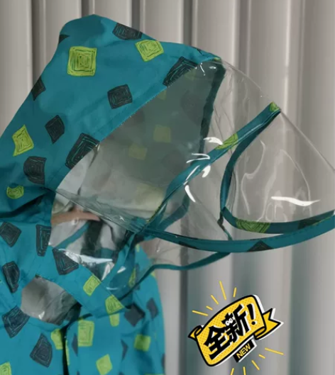小学生雨披,韩式小清新,衣长89,袖长63...