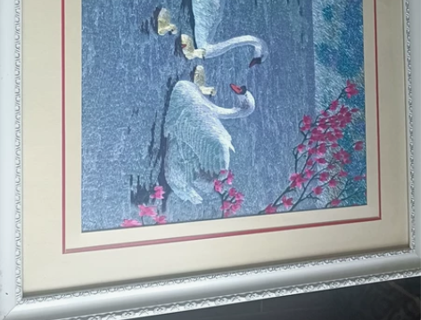 玻璃刺绣装饰画80自取,未用过 感兴趣的话...