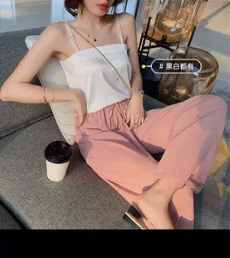 背心吊带女外穿  珍珠肩带 两个40 40...