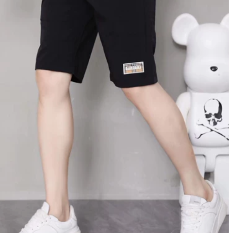 BURBERRY短裤男士夏季薄款中裤宽松运...