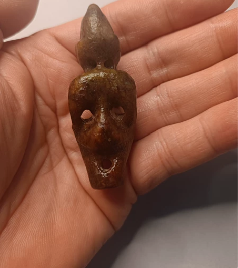 红山文化博物馆收藏级古玉，上古巫师专用款太...