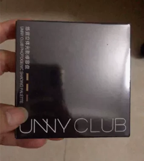 全新 unny悠宜三色修容盘阴影修容粉饼高...