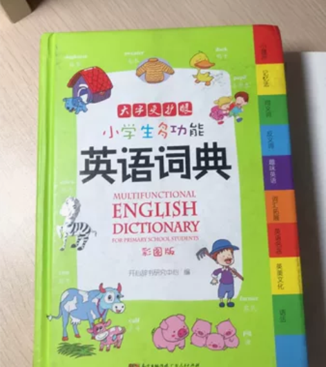 彩色插图版英语词典来了!六百多页内容,涵盖...