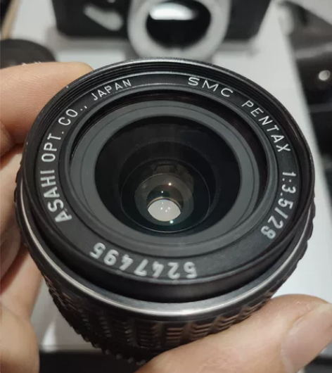 宾得smc k 28 3.5 功能正常,镜...
