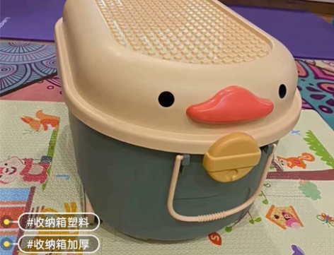 宝妈闲置物品儿童玩具收纳箱带轮子家用整理箱...