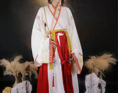 杯若酒原创【清歌笑】晋制交领齐腰汉服 尺码...