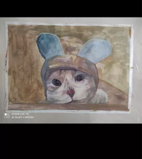 水粉画，素描，速写，水彩画定制，图为本人原...