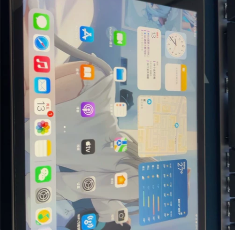 iPad 2021贴了钢化膜,买了保护套!...