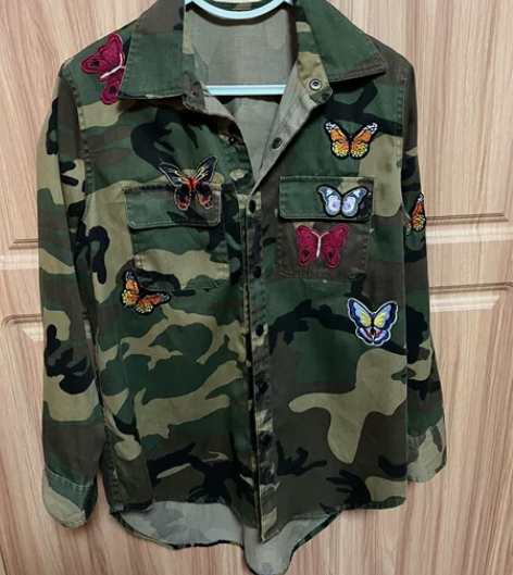 迷彩服衬衫款,s码 感兴趣的话点“我想要”...