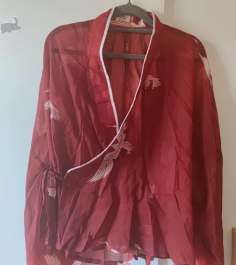 出汉服，都是早年买的，吊牌不在了，有点皱，...