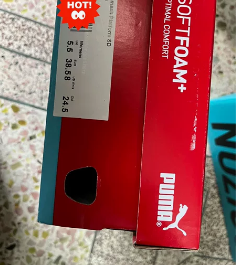 彪马，休闲鞋，板鞋，38.5码，仅穿过一次...