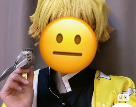 出三町目善逸M码仅试妆 假发+衣服+啾太郎...